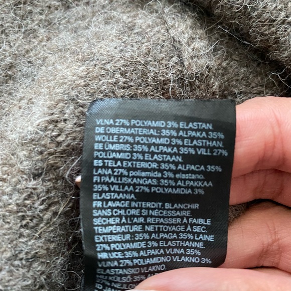 H&M wool & alpaca oversized cardigan - Picture 4 of 5